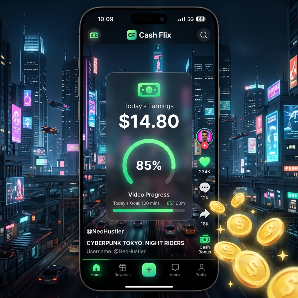 CashFlicks App Interface